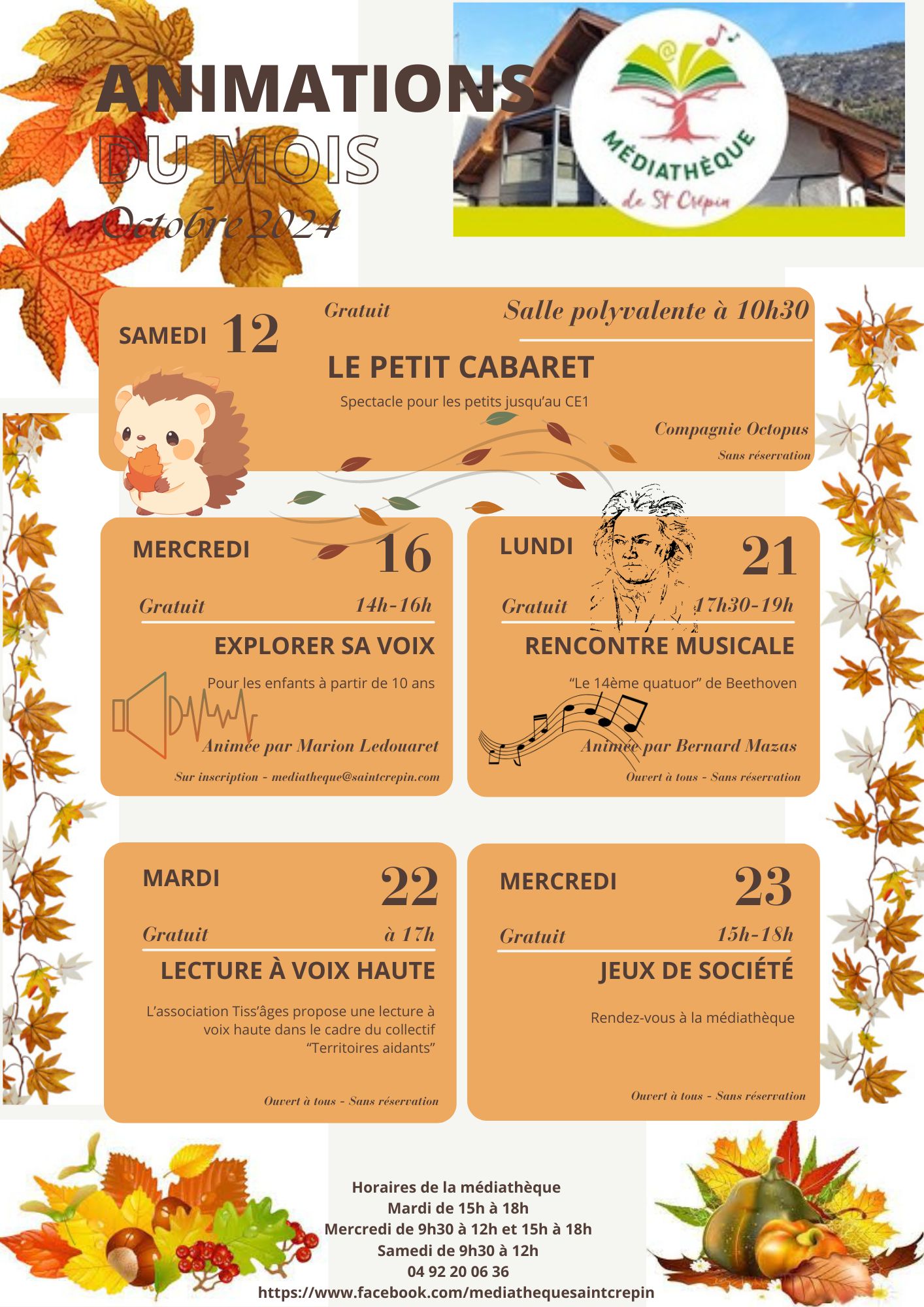 animation octobre