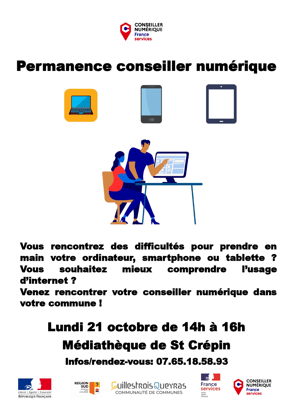 permanence conseiller numérique