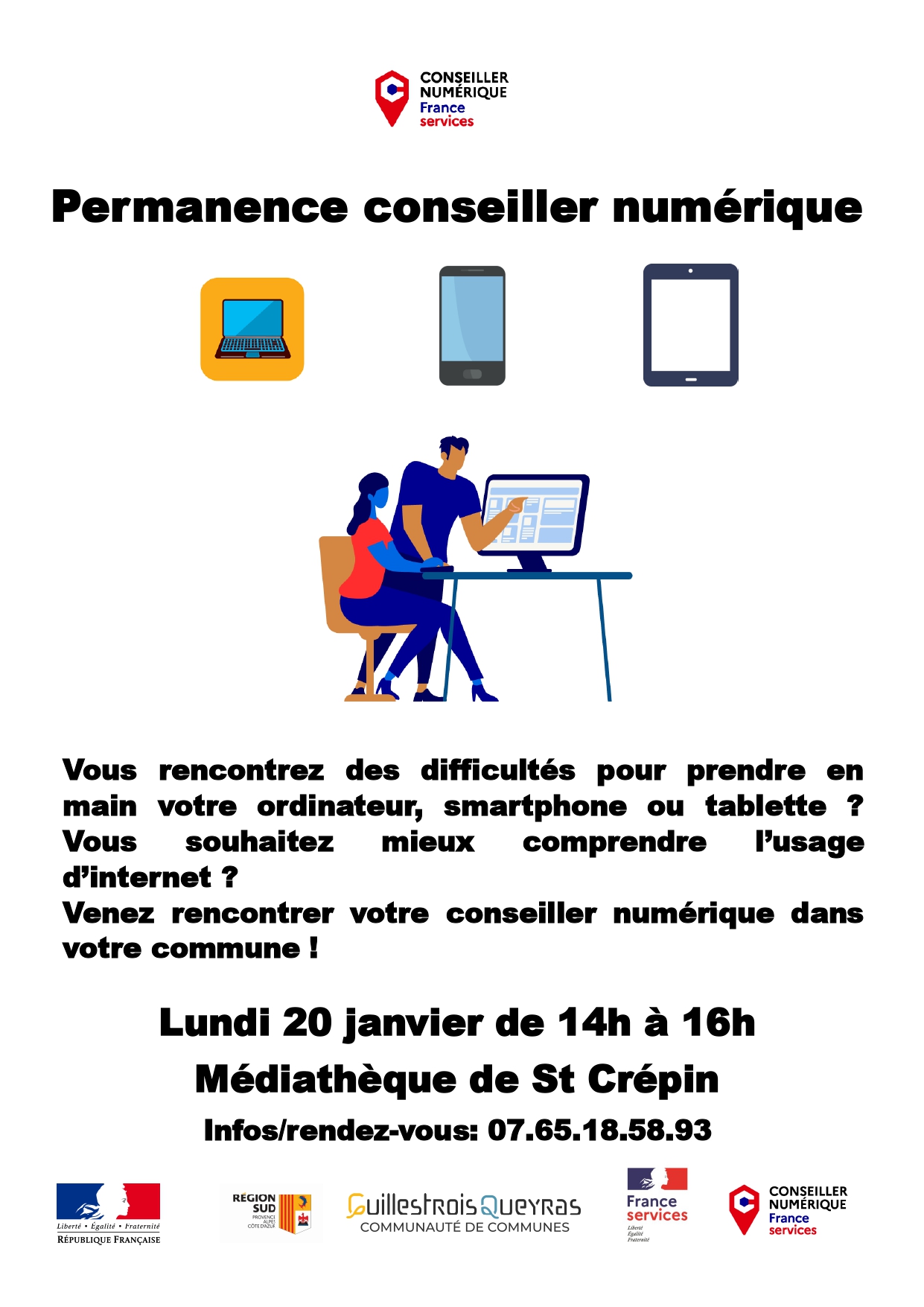 permanence conseiller numérique