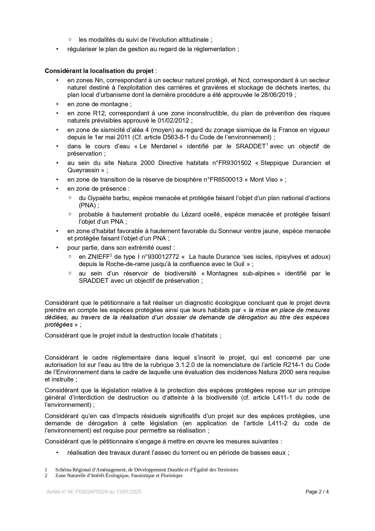 Merdanel réponse par le cas