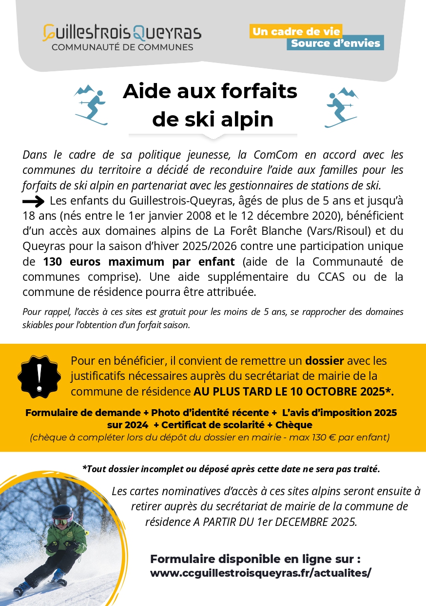 forfaits ski et transports