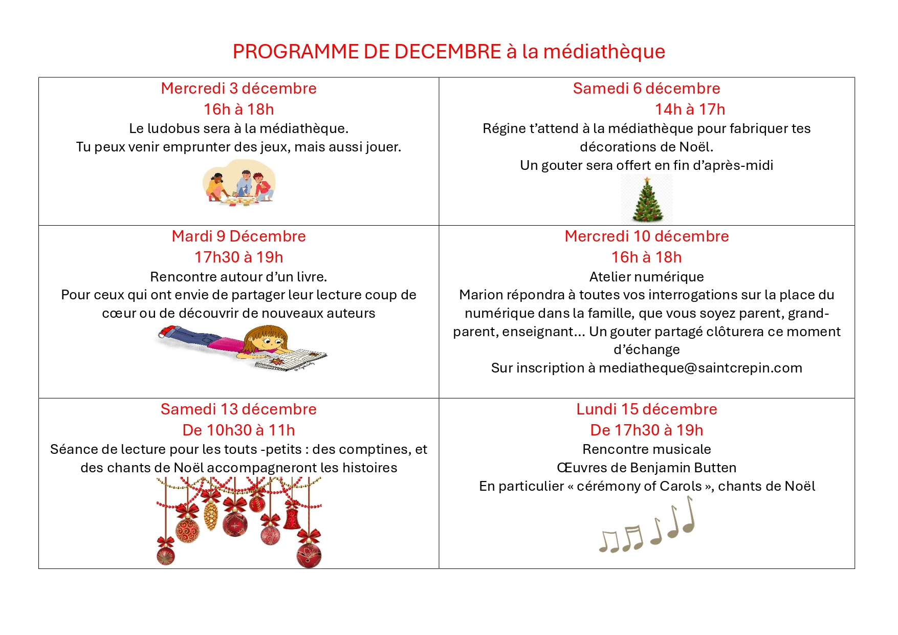 animation médiathèque 