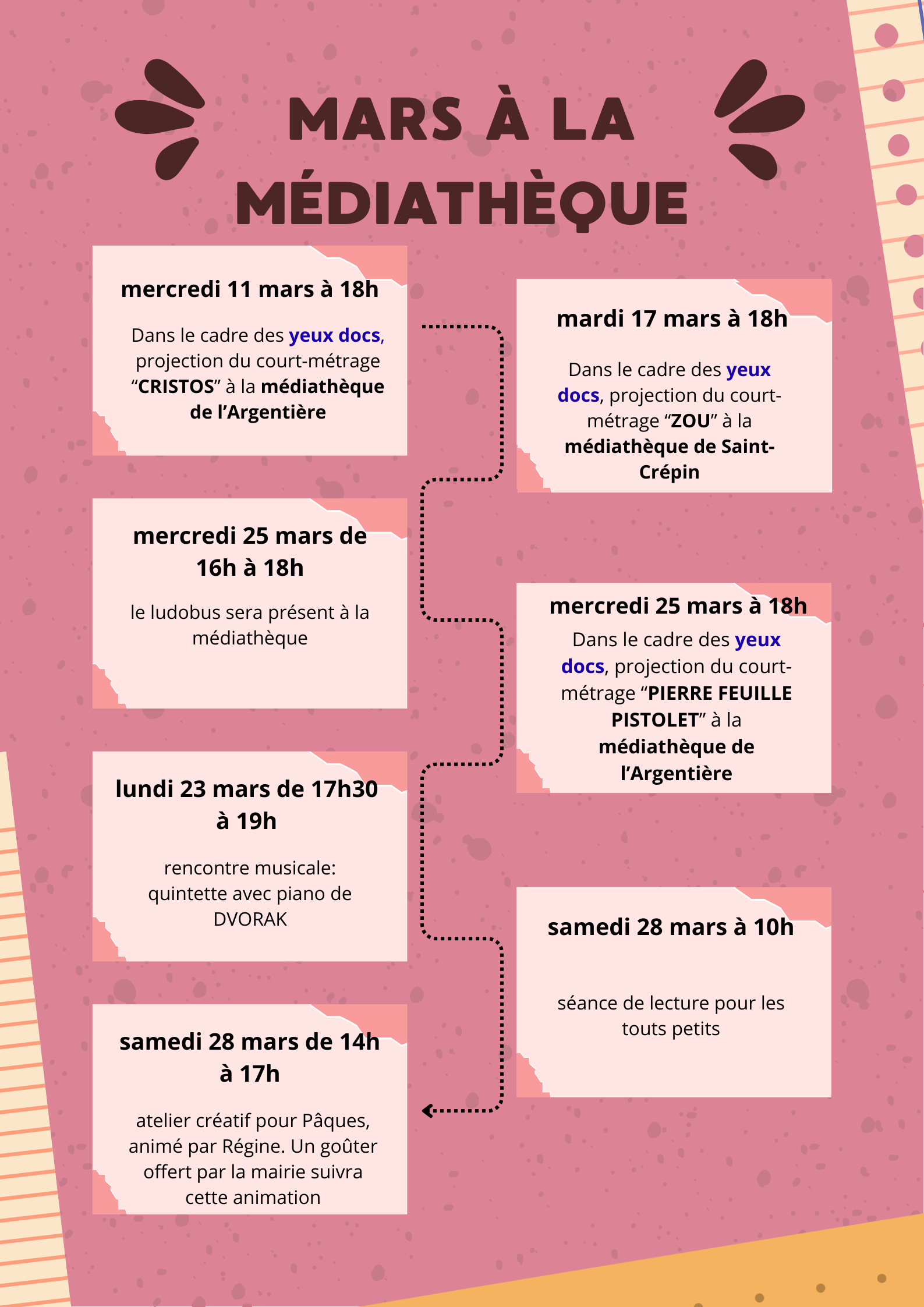 animations mars médiathèque