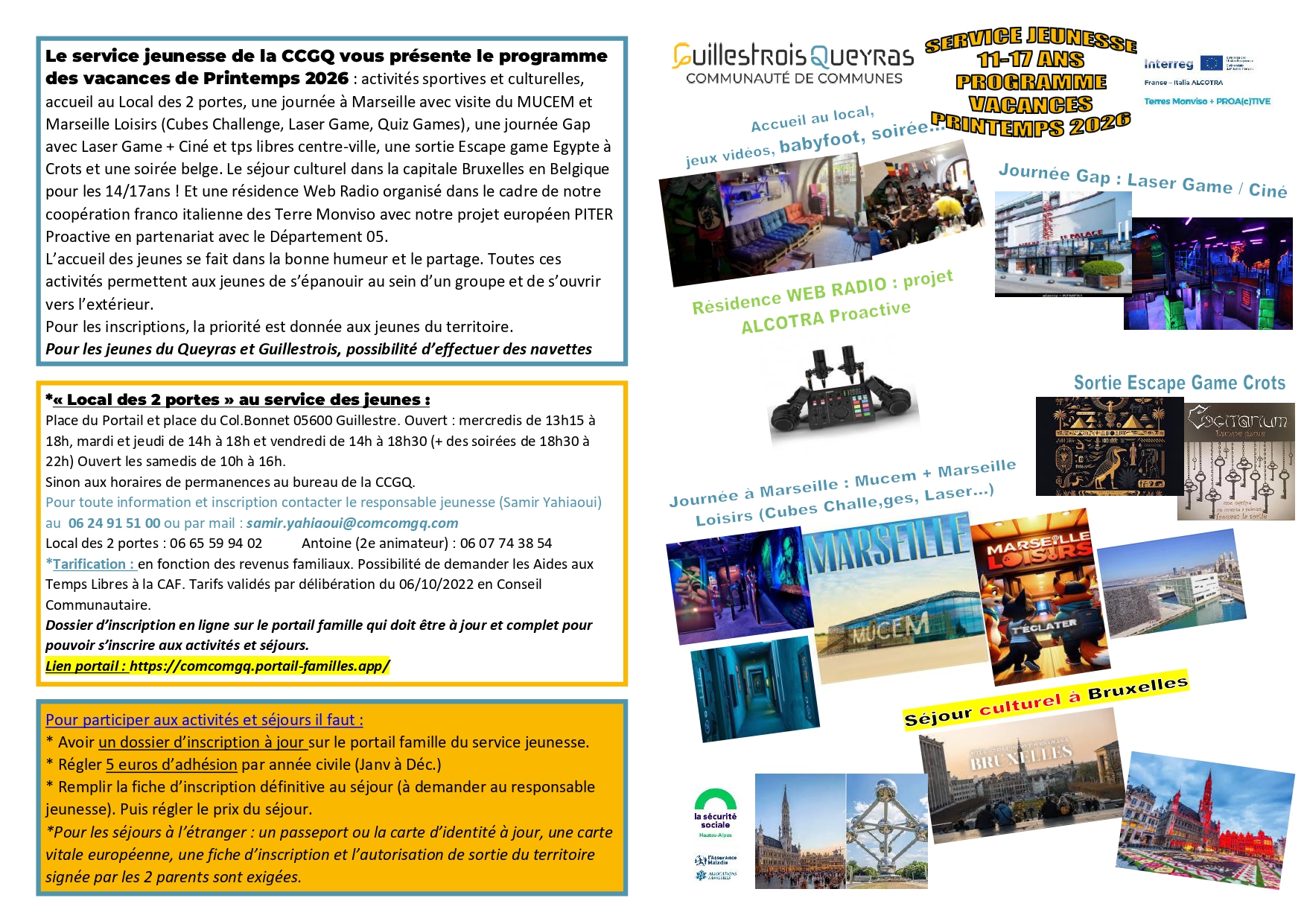 Programme activités détails 1